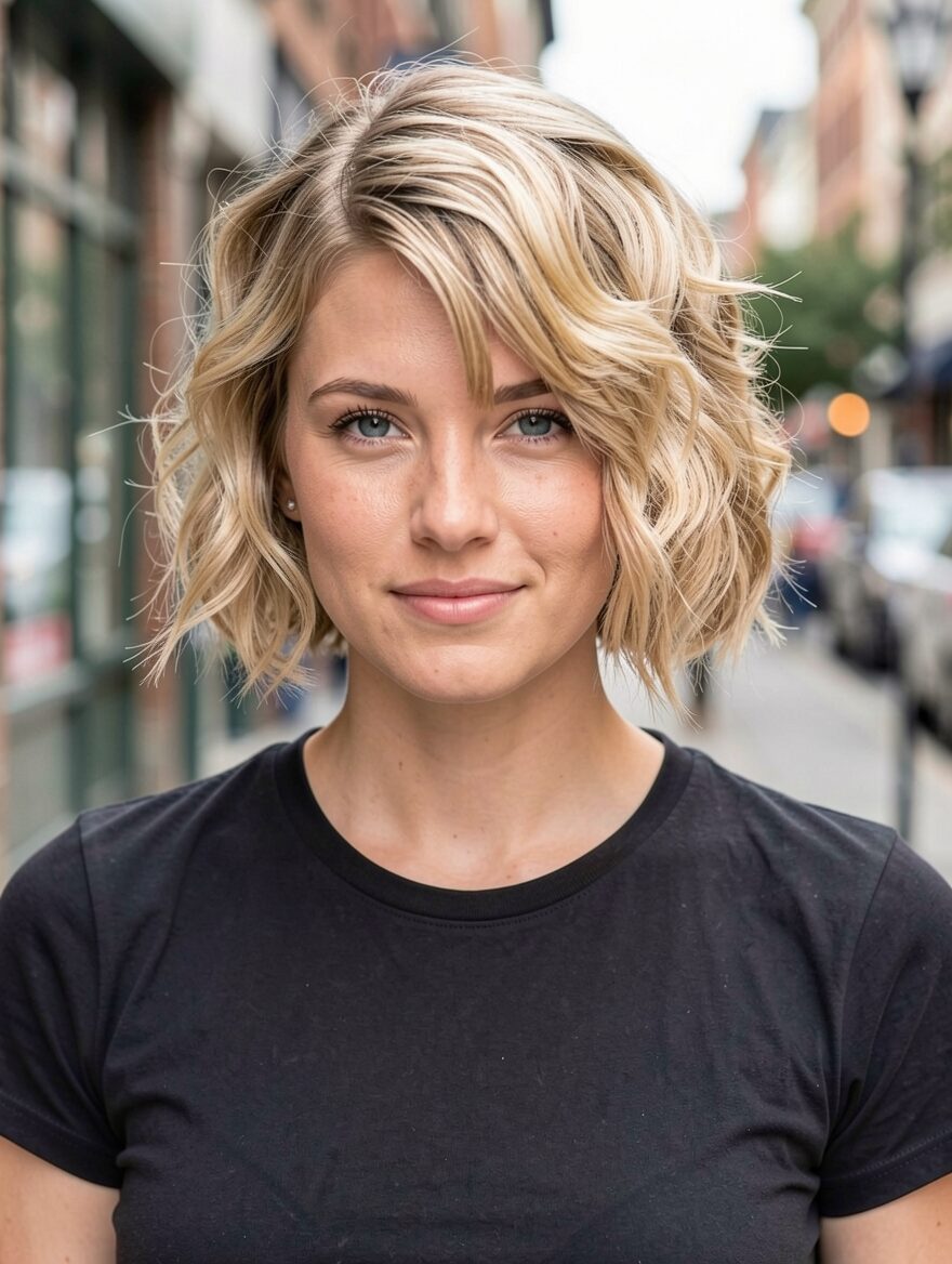 best hairstyles for round faces