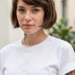 French Bob Side Bangs