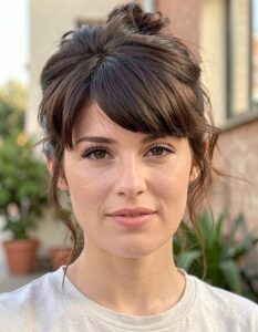 short chic side sweep