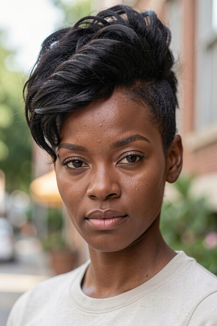 rihanna mohawk hairstyles