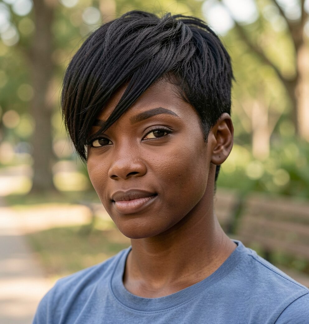 rihanna short haircut