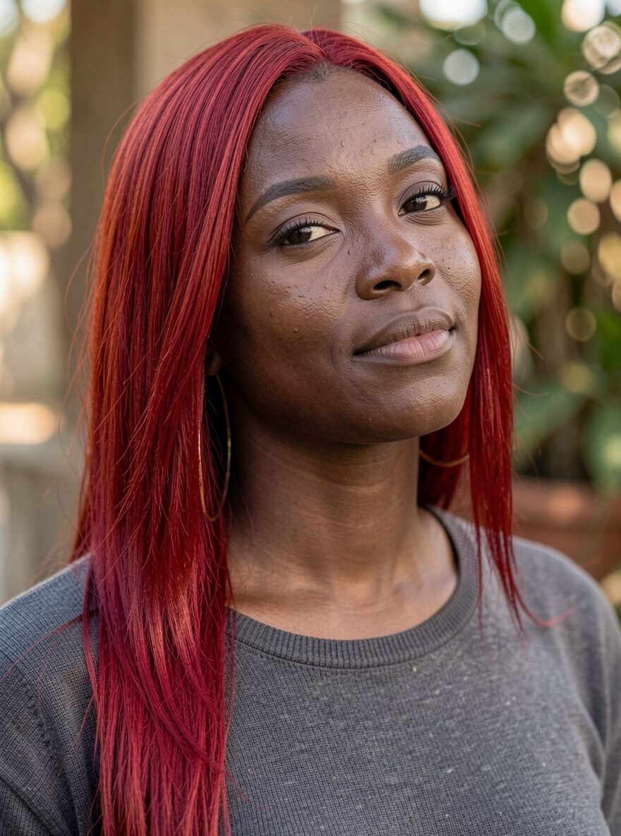 how would i look with red hair