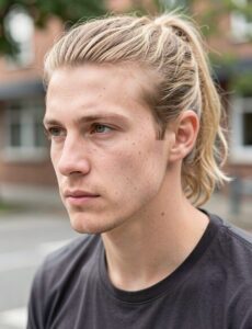 High and back Side Ponytail