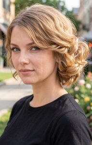 easy hairstyles for thick hair