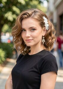 curly hairstyles for short hair