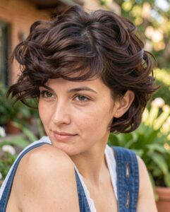 short curly hairstyles for women