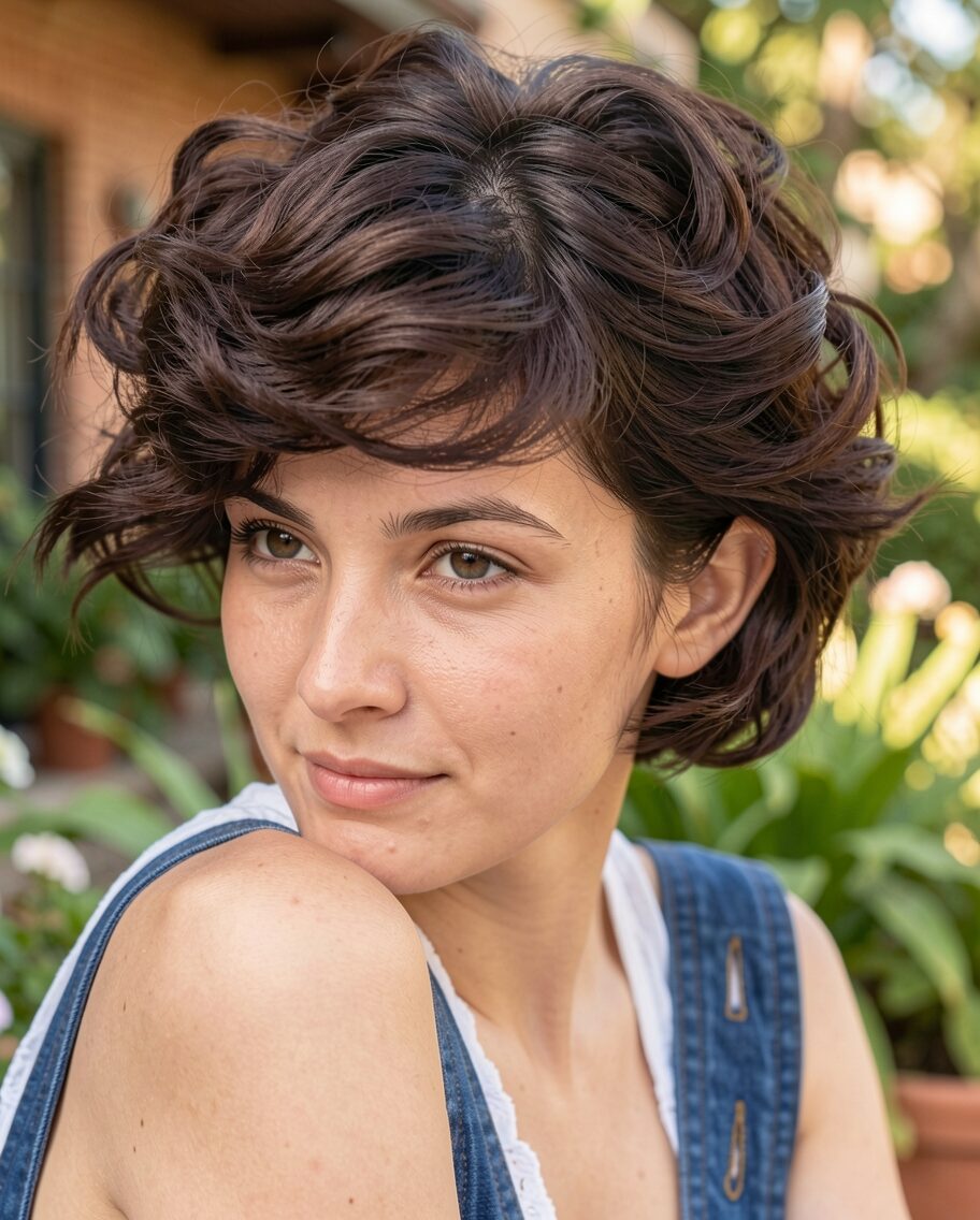 short curly hairstyles for women