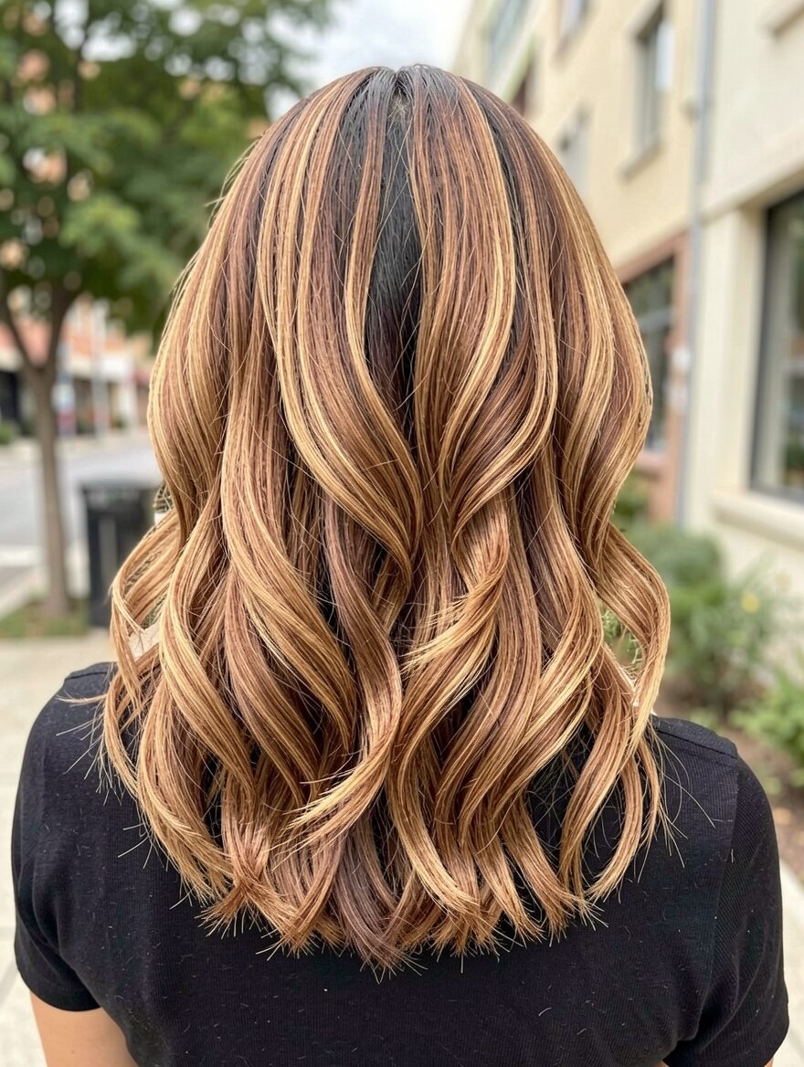 Brown Blonde Highlights