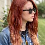 Medium Copper With Blonde Ombre