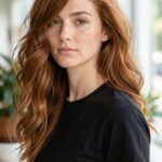 Auburn With Blonde Ends