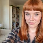 Coppery Blonde Blunt Cut