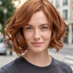 Curled Copper Bob