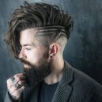 Undercut Curls With Design