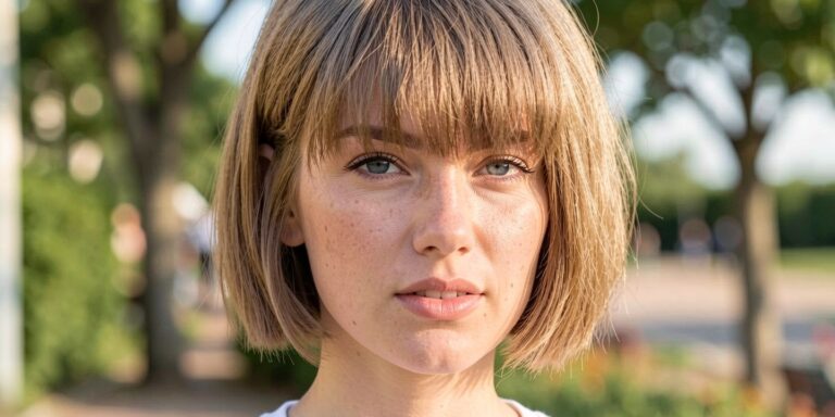 short hairstyles with bangs