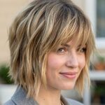 Shaggy Bob With Bangs