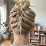 Backwards French Braid