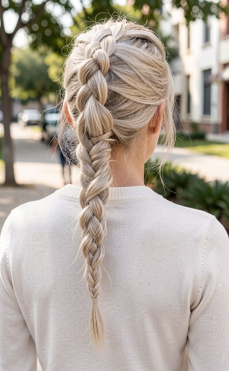 Boxed Fishtail Braid