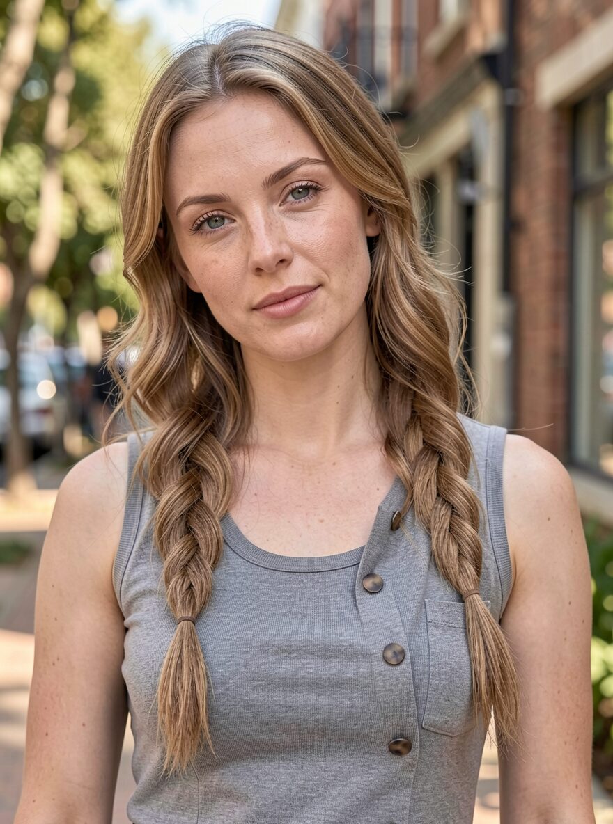 Inverted Fishtail Pigtails