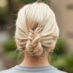 Folded Fishtail Updo 2