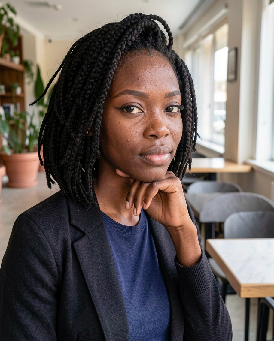 Crochet Box Braids Lob