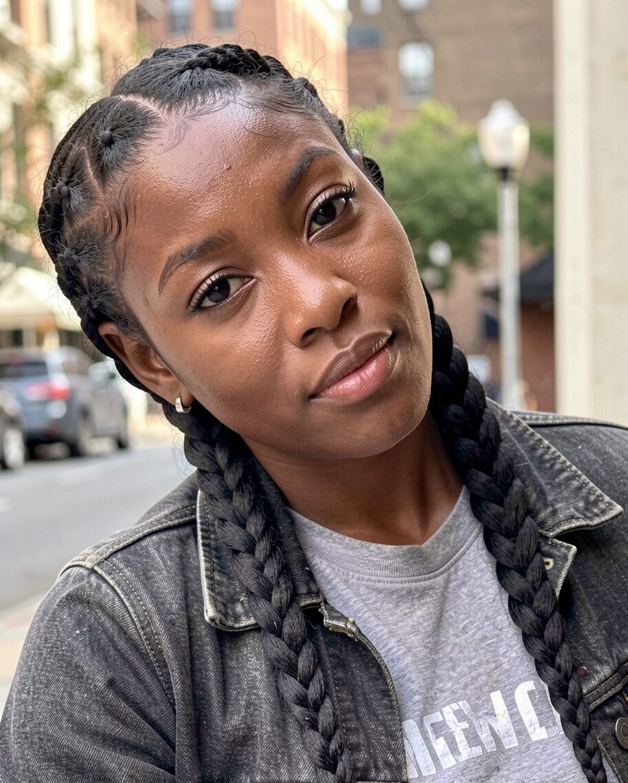 Half Up Pastel Style