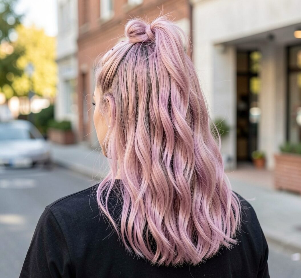 Flower Embellished French Braid