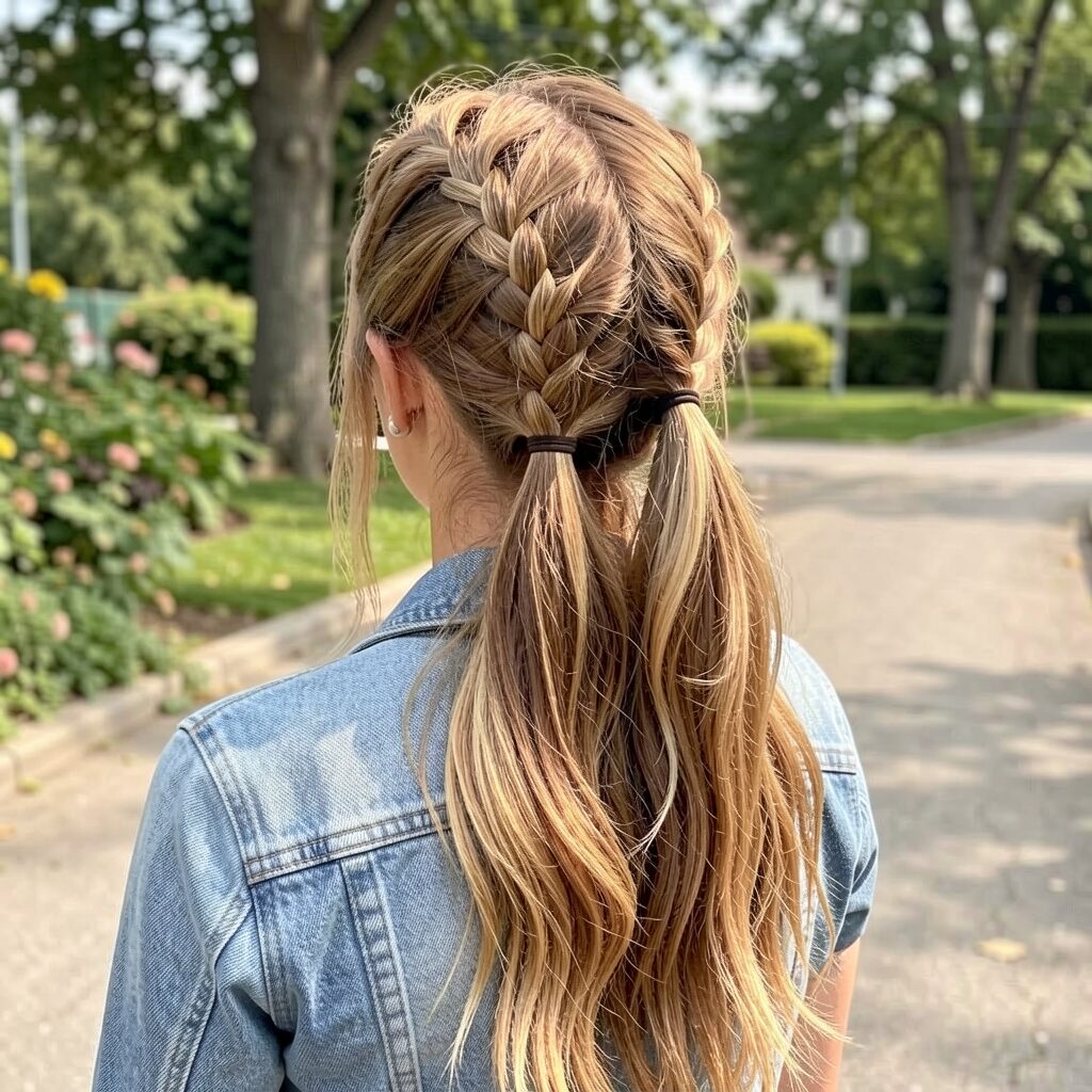 French Braid Mohawk