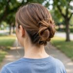 Messy Side Bun Updo