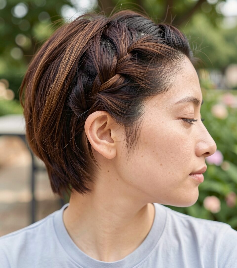 Chunky French Braid Pony