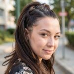 Triple French Braid Half Updo