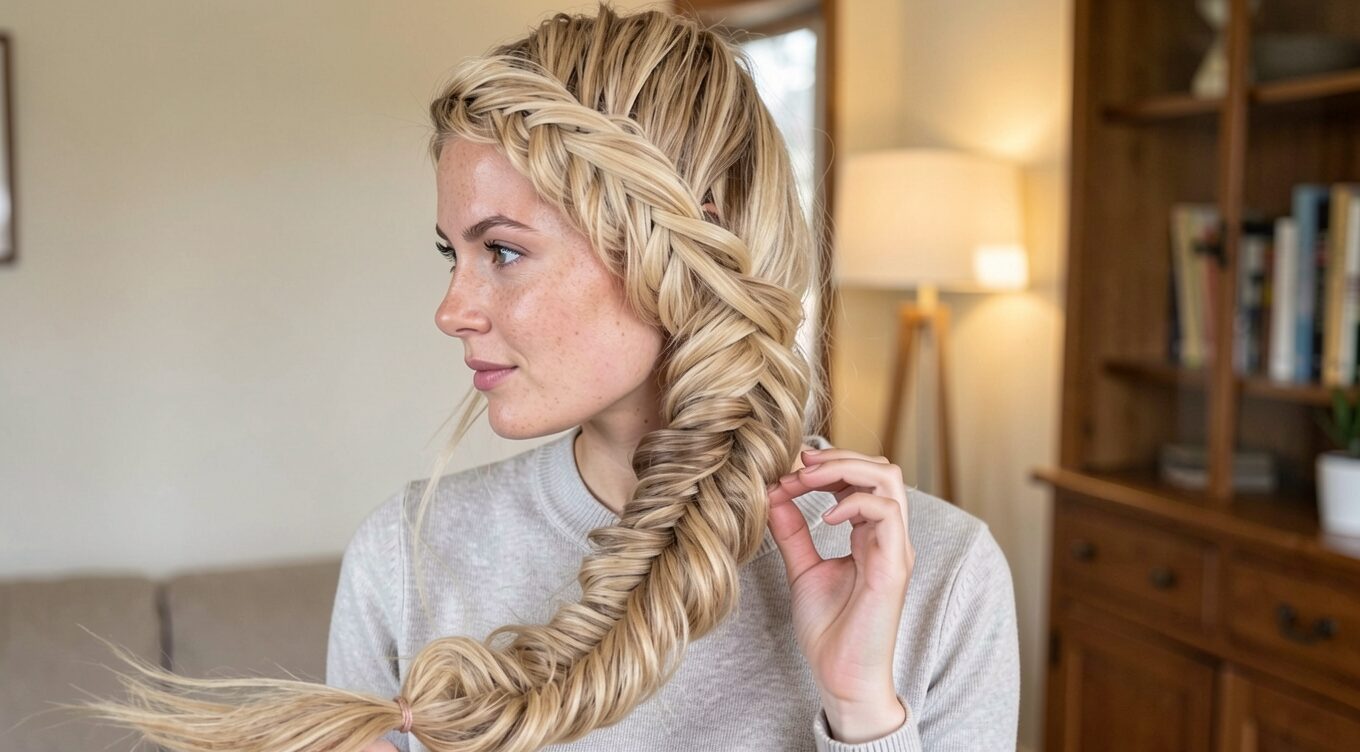 dutch fishtail braid
