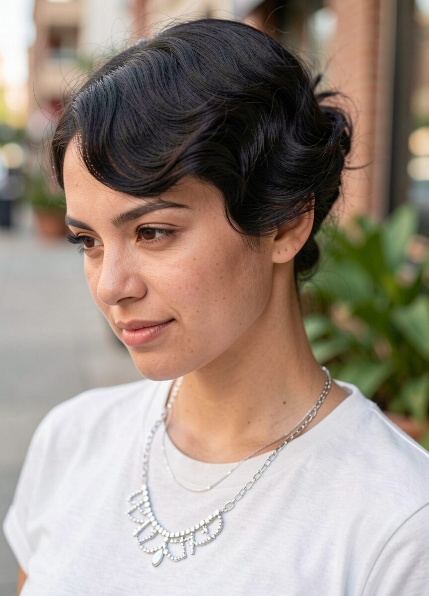 Finger Waved Crop