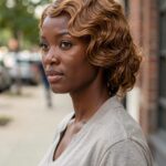 Low Bun With Finger Waves