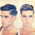 Sculpted Quiff With Hard Part