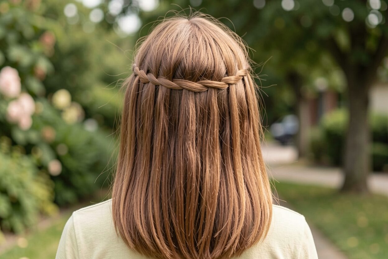 waterfall twist braid