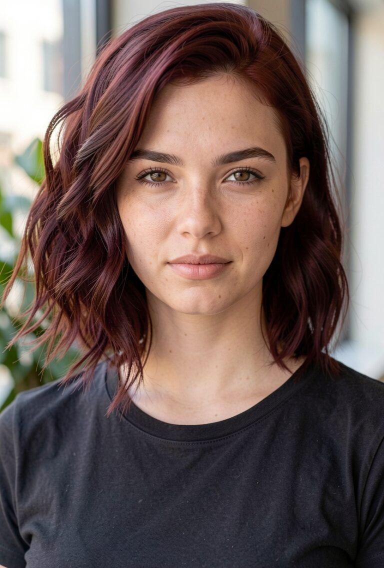 30 ideas de color de cabello rojo oscuro