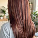 Mahogany With Golden Copper Highlights