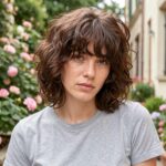 Mid Length Shaggy Curls