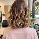 Auburn With Golden Blonde Balayage