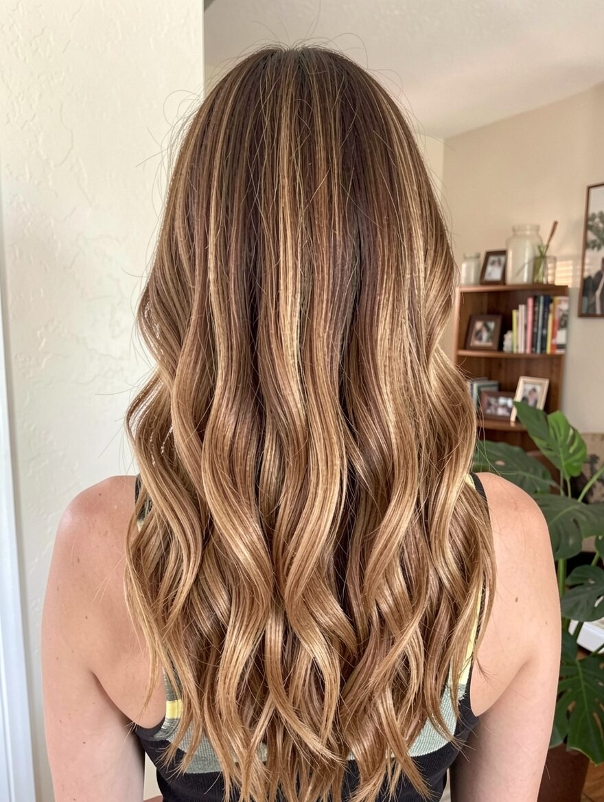 Golden Toffee Balayage