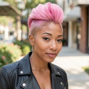 Pink Mohawk Pixie