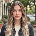 Rich Chocolate Brown With Dirty Blonde Balayage