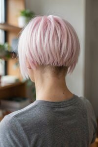 Short Bob With Shaved Nape
