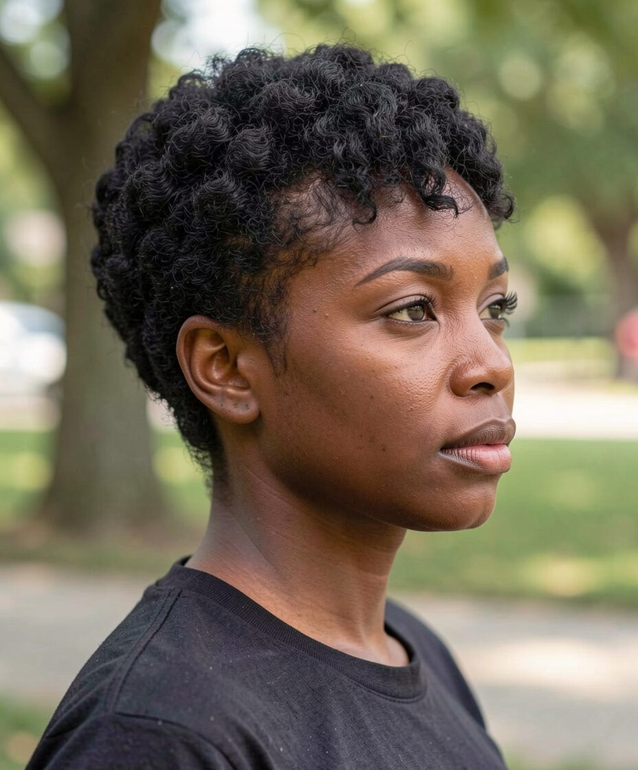 straight fringe pixie