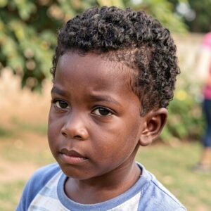 curls with shape up razor line