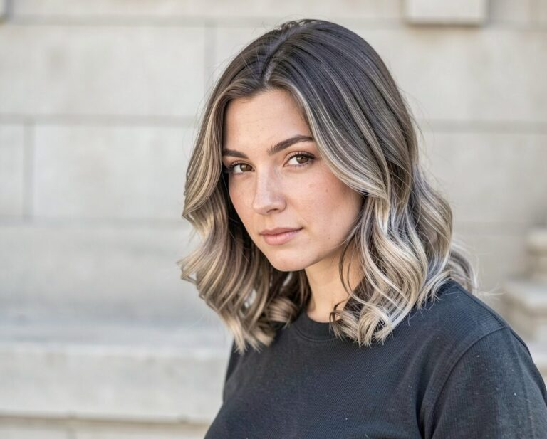 איך לצבוע את השיער שלך מחום לאפור Ombre