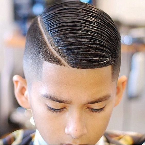 Hard Part Side Combed Cut