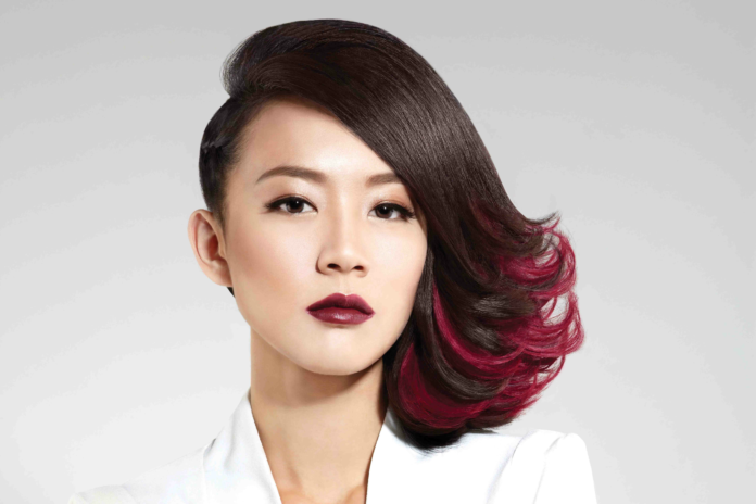 red ombre hair color ideas