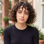 Triangle Bob With Bangs