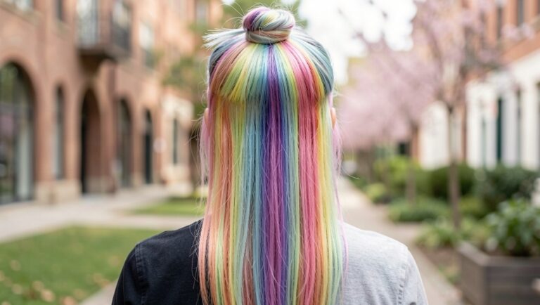 Crazy Rainbow Hair Color Inspirations